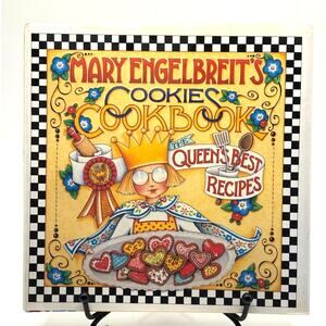 VTG 1998, 1st Ed/Printing Mary Engelbreit's Cookies Cookbook, Queen's Best, HCDJ